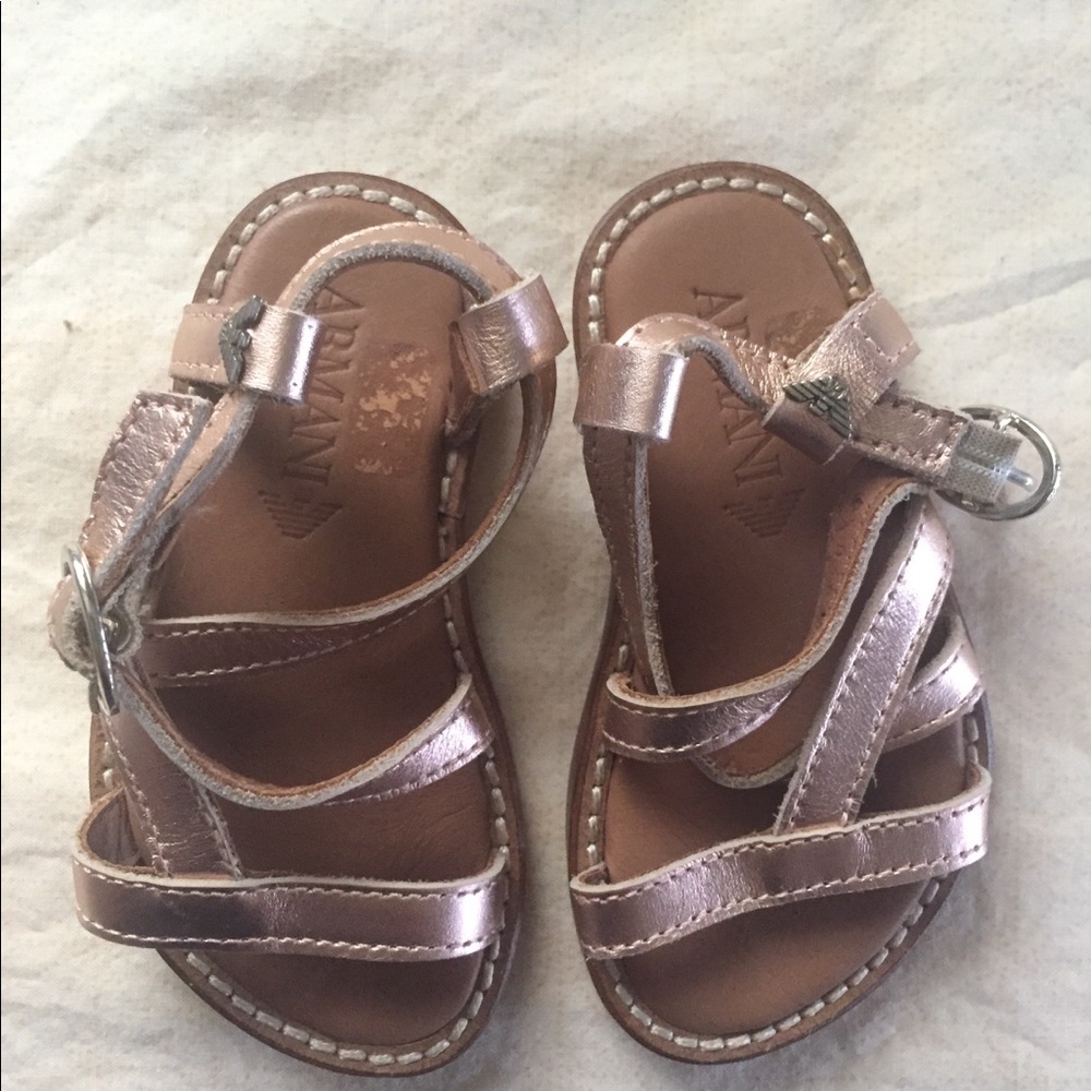 Armani Girls sandals baby 5 us size